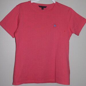 Brooks Brothers Cotton T-Shirt Pink in Size M